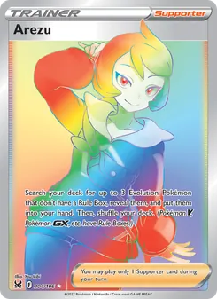 Arezu card from Lost Origin, number 204/196