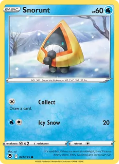 Snorunt card from Silver Tempest, number 041/195