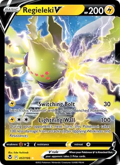 Regieleki V card from Silver Tempest, number 057/195