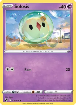 Solosis card from Silver Tempest, number 076/195