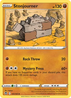 Stonjourner card from Silver Tempest, number 101/195