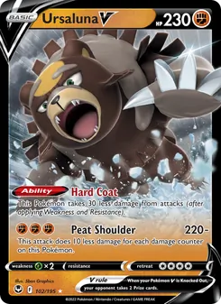 Ursaluna V card from Silver Tempest, number 102/195