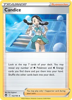 Candice card from Silver Tempest, number 152/195