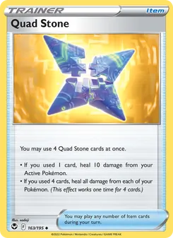 Quad Stone card from Silver Tempest, number 163/195