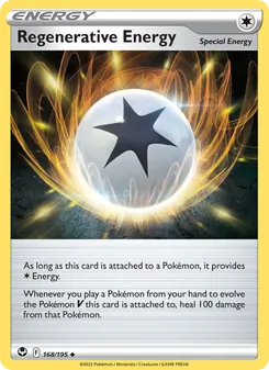 Regenerative Energy card from Silver Tempest, number 168/195