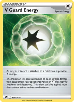 V Guard Energy card from Silver Tempest, number 169/195