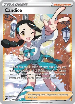 Candice card from Silver Tempest, number 189/195