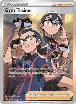 Gym Trainer card from Silver Tempest, number 191/195
