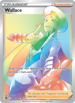 Wallace card from Silver Tempest, number 208/195
