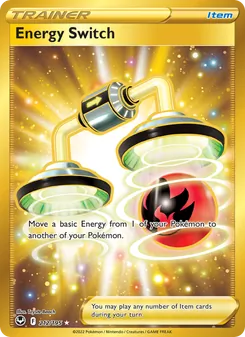 Energy Switch card from Silver Tempest, number 212/195