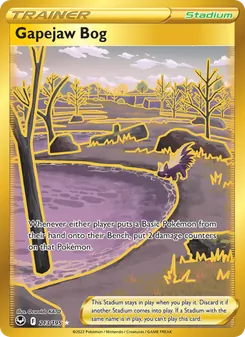 Gapejaw Bog card from Silver Tempest, number 213/195
