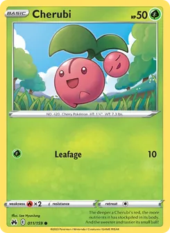 Cherubi card from Crown Zenith, number 011/159