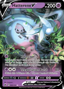 Hatterene V card from Crown Zenith, number 065/159