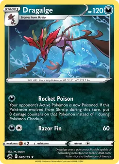 Dragalge card from Crown Zenith, number 082/159