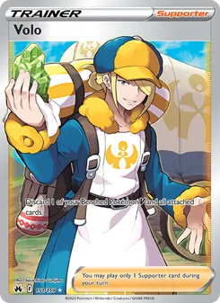 Volo card from Crown Zenith, number 151/159