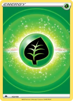 Grass Energy card from Crown Zenith, number 152/159