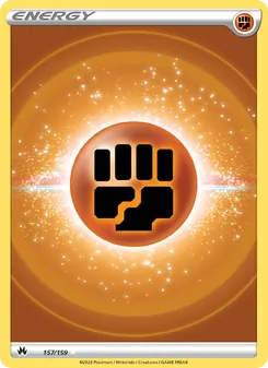Fighting Energy card from Crown Zenith, number 157/159