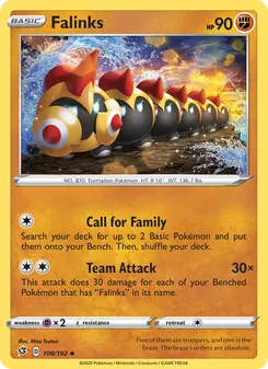 Falinks card from Rebel Clash, number 109/192