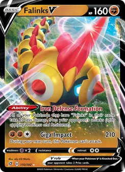 Falinks V card from Rebel Clash, number 110/192