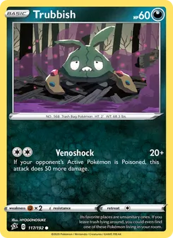 Trubbish card from Rebel Clash, number 117/192