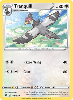 Tranquill card from Rebel Clash, number 144/192