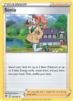 Sonia card from Rebel Clash, number 167/192