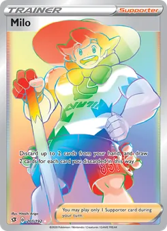 Milo card from Rebel Clash, number 201/192