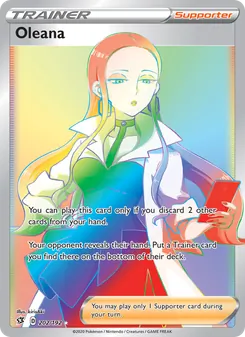 Oleana card from Rebel Clash, number 202/192