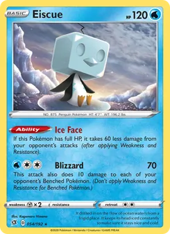 Eiscue card from Rebel Clash, number 54/192