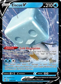 Eiscue V card from Rebel Clash, number 55/192