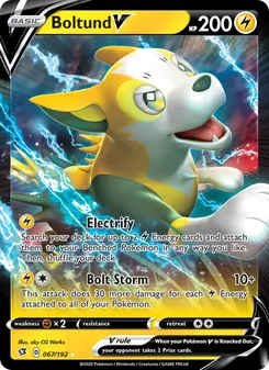 Boltund V card from Rebel Clash, number 67/192