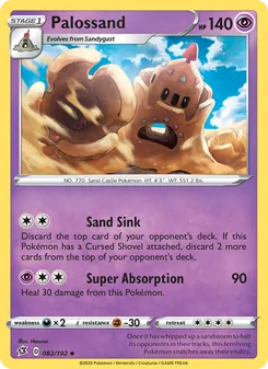 Palossand card from Rebel Clash, number 82/192