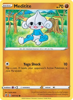 Meditite card from Rebel Clash, number 97/192