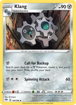 Klang card from Darkness Ablaze, number 126/189