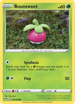Bounsweet card from Darkness Ablaze, number 14/189