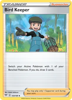 Bird Keeper card from Darkness Ablaze, number 159/189
