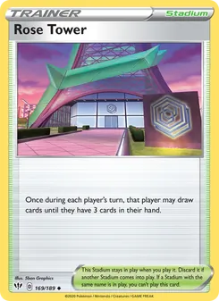 Rose Tower card from Darkness Ablaze, number 169/189
