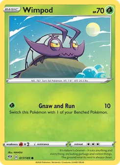 Wimpod card from Darkness Ablaze, number 17/189