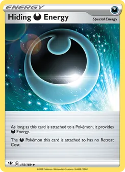 Hiding Darkness Energy card from Darkness Ablaze, number 175/189
