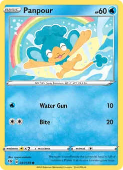 Panpour card from Darkness Ablaze, number 41/189