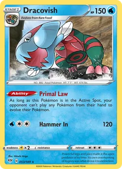 Dracovish card from Darkness Ablaze, number 53/189