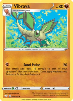 Vibrava card from Darkness Ablaze, number 90/189