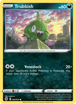 Trubbish card from Champion's Path, number 43/73