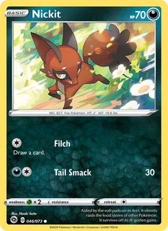 Nickit card from Champion's Path, number 46/73