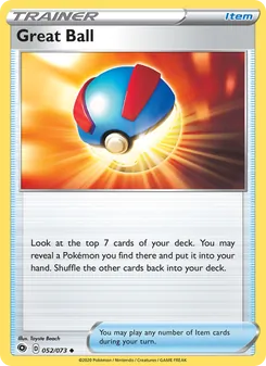 Great Ball card from Champion's Path, number 52/73