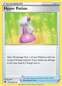 Hyper Potion card from Champion's Path, number 54/73
