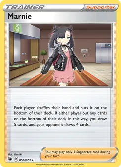 Marnie card from Champion's Path, number 56/73