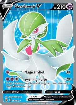 Gardevoir V card from Champion's Path, number 70/73