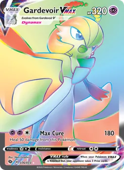 Gardevoir VMAX card from Champion's Path, number 76/73