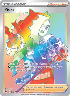 Piers card from Champion's Path, number 78/73
